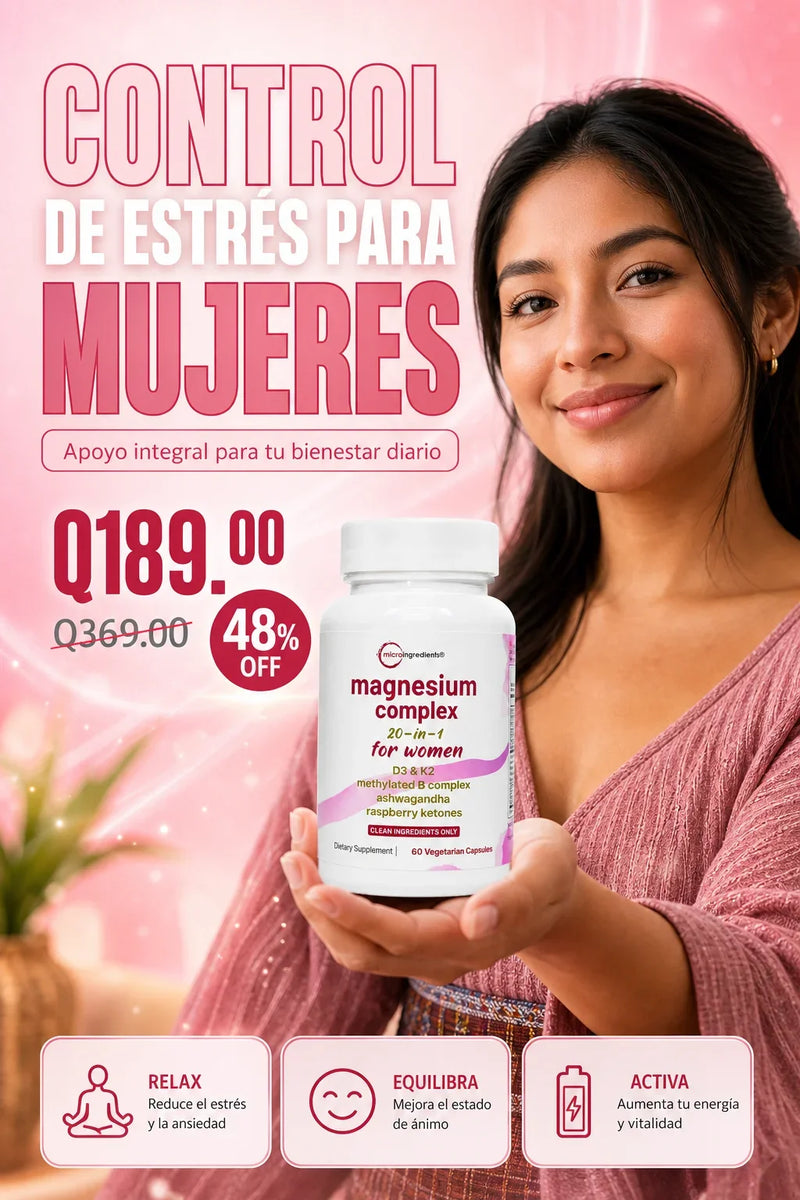 Magnesium For Women 60 Capsulas