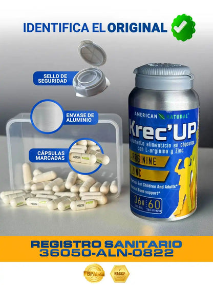 Krec'Up 60 Cápsulas - American Natural