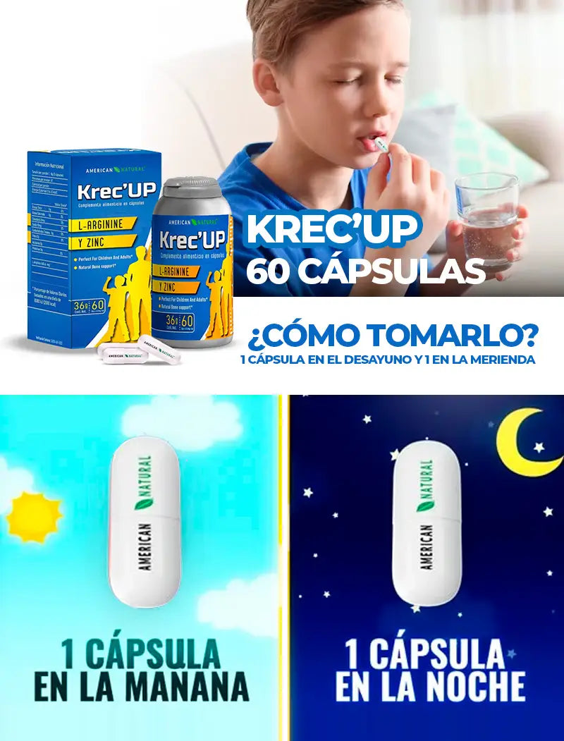 Krec'Up 60 Cápsulas - American Natural
