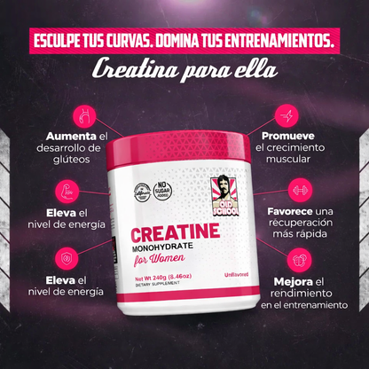 CREATINA MONOHIDRATADA PARA MUJERES