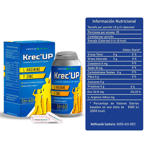 Krec'Up 60 Cápsulas - American Natural