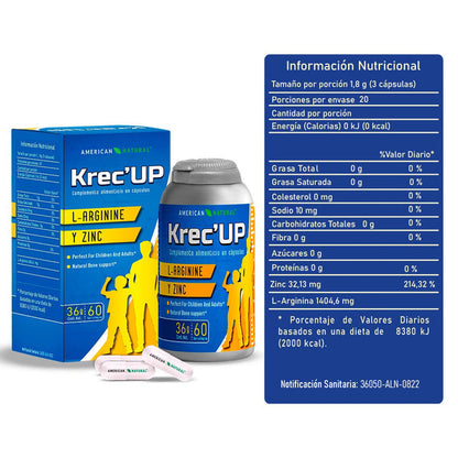 Krec'Up 60 Cápsulas - American Natural