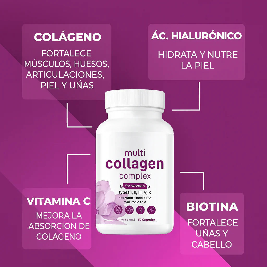 Multi Colágeno Complex 90 capsulas