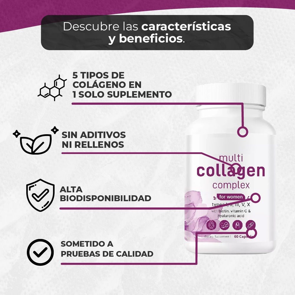 Multi Colágeno Complex 90 capsulas