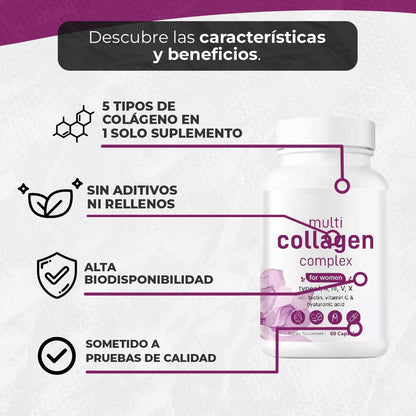 Multi Colágeno Complex 90 capsulas
